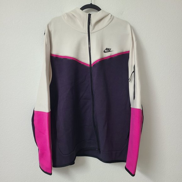 NEW Nike Sportswear Tech Fleece Full Zip Hoodie CU4489-031 Size XXL Purple